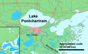 Lake Pontchartrain Oil Plattform Explosion Today