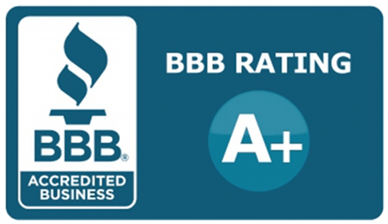 A+ Better Business Bureau rating